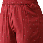 Anubhutee Women'S Ethnic Motifs Printed Regular Kurta Suit Set With Palazzos & Dupatta