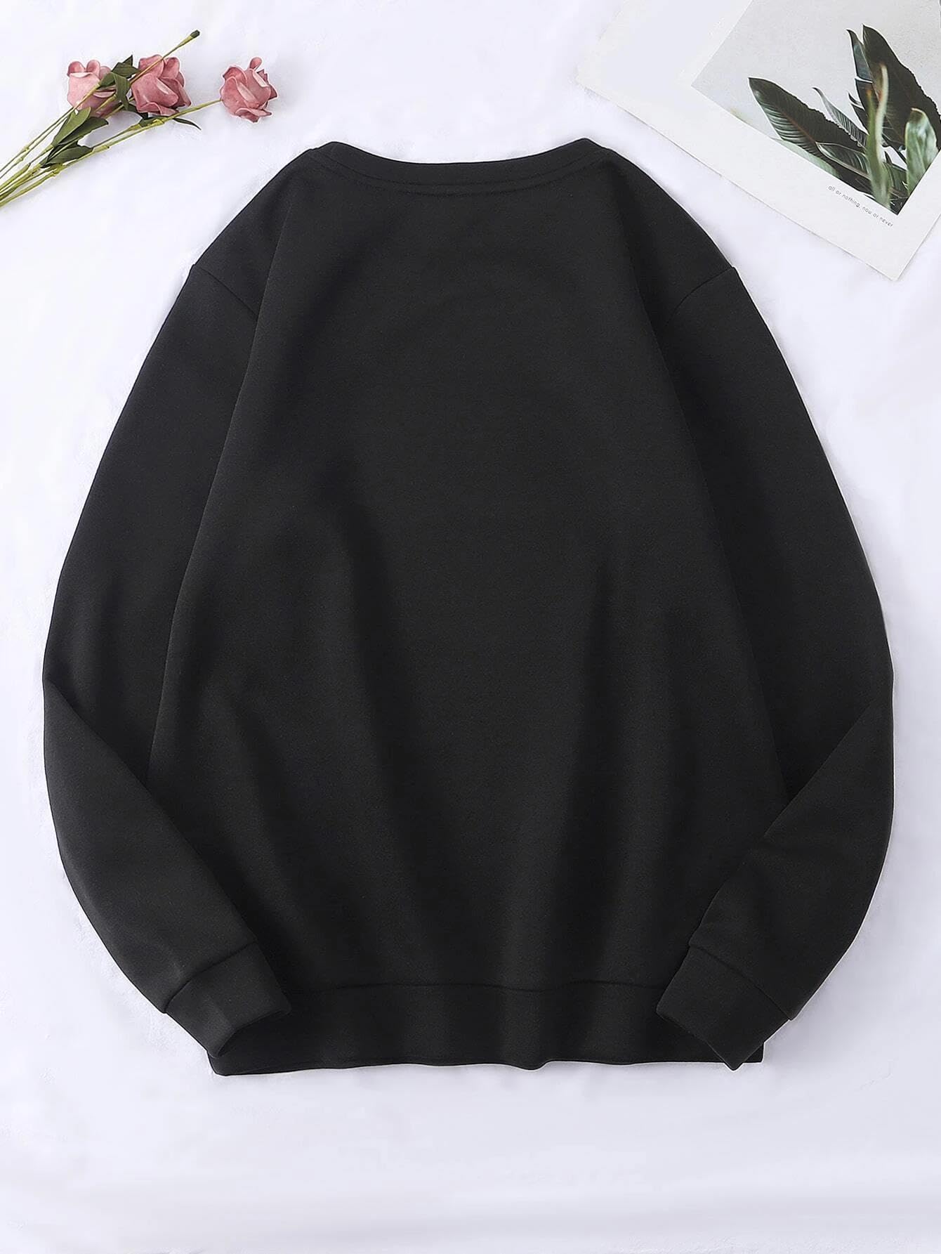 Kotty Women Full Sleeve Round Neck Pinted Sweatshirt