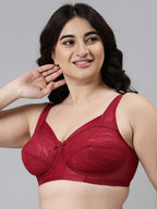 Enamor FB06 Classic Lift Full Support Bra - Non-Padded Wirefree Full Coverage