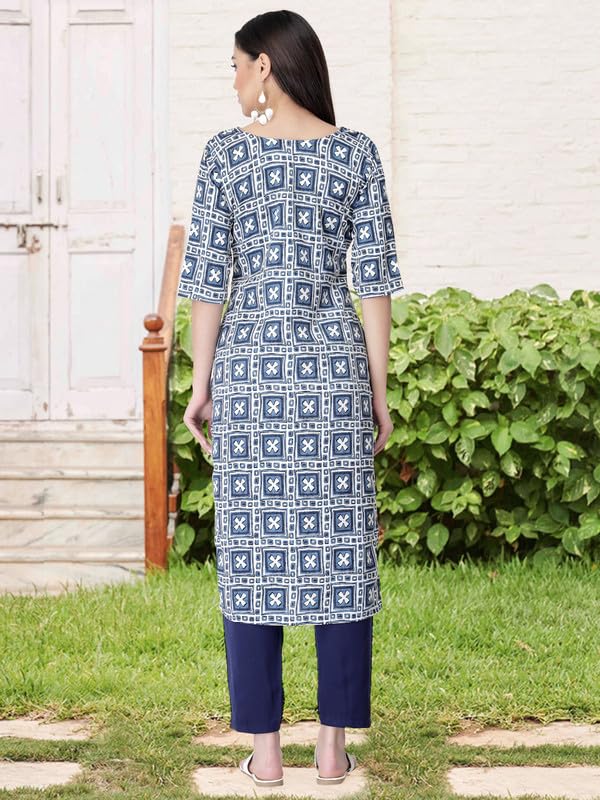 Pinkmint WomenS Crepe Printed Kurta Set Ethnic Wear Women Kurta Set Comfortable Kurta Set For WomenS(Pack Of 3)