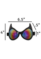 Rainbow Cat Eye Goggles Standard