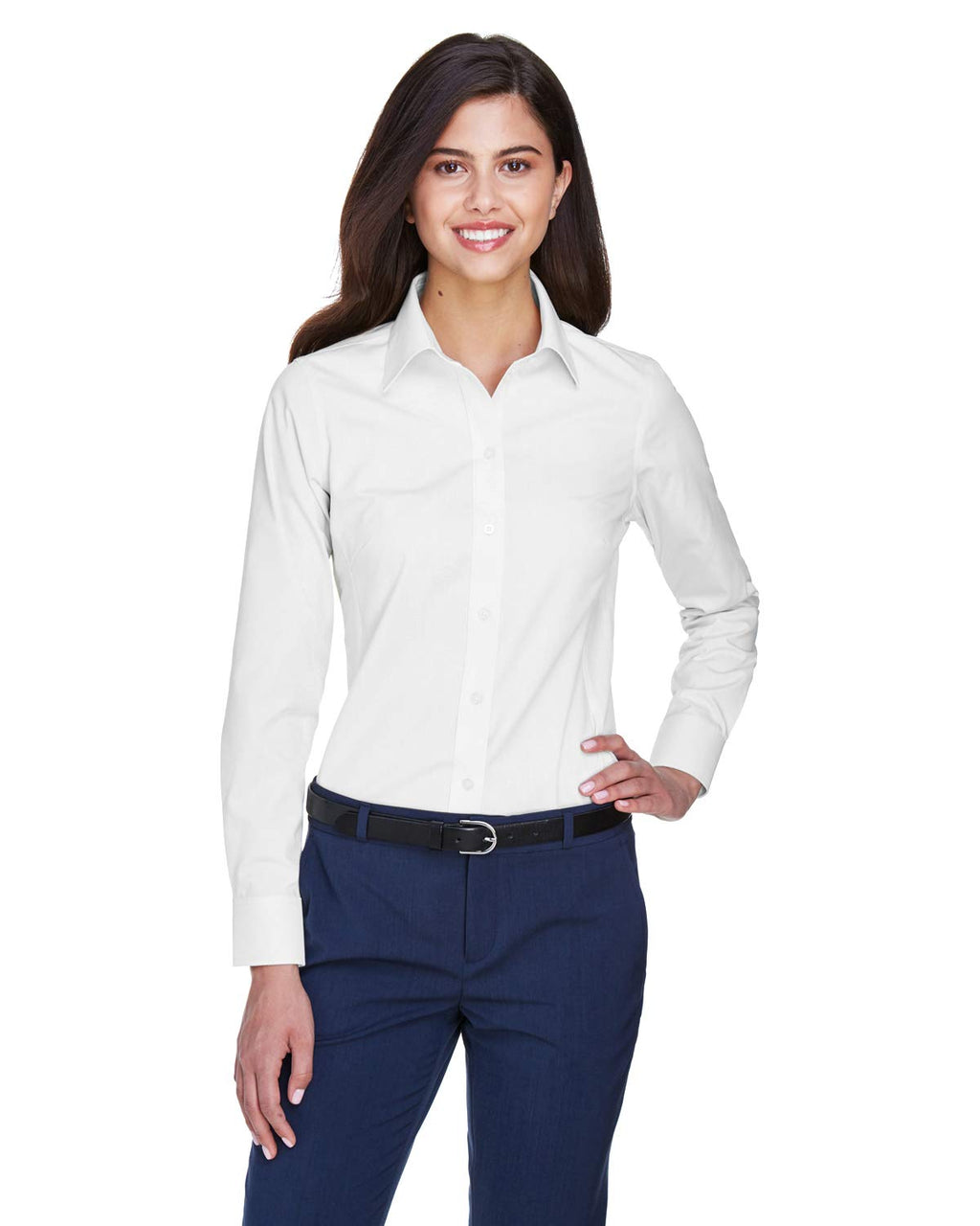 Ladies crown Woven collectionSolid Oxford - LIgHT BLUE - S(D0102H7YEHP)