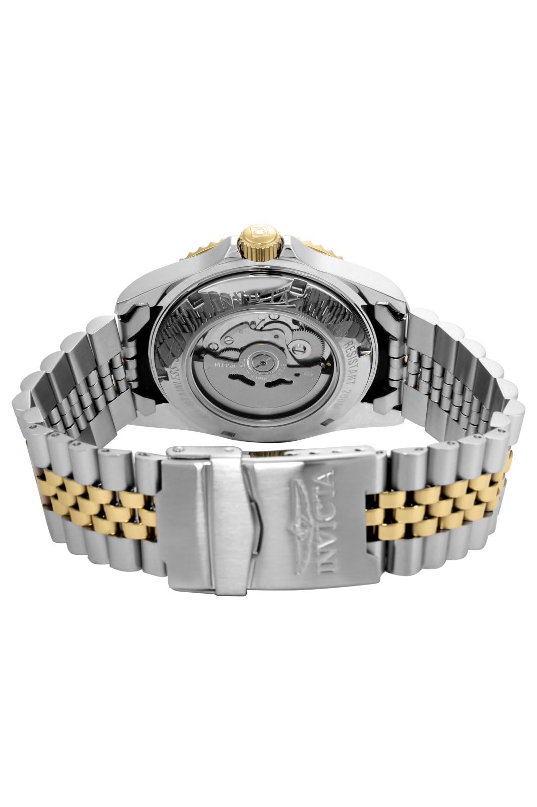 Invicta Men's Pro Diver Automatic Watch with Stainless Steel Strap, Gold, 22 (Model: 29182)