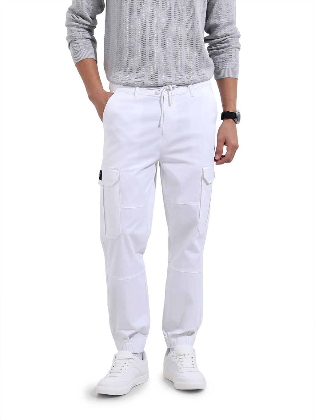 The Indian Garage Co Mens Regular Fit Solid Sweater