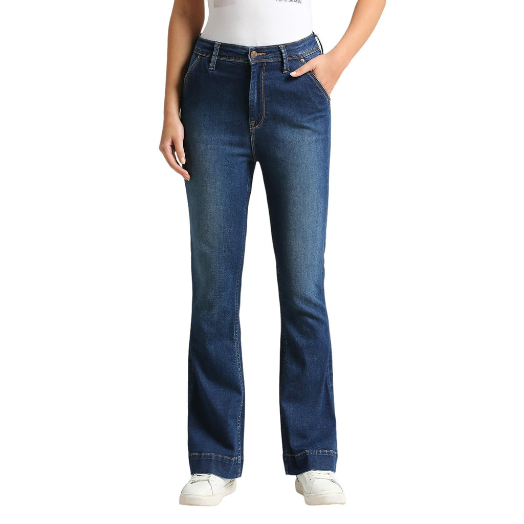 Dion Flare Slim Fit High Waist Flare Leg Jeans