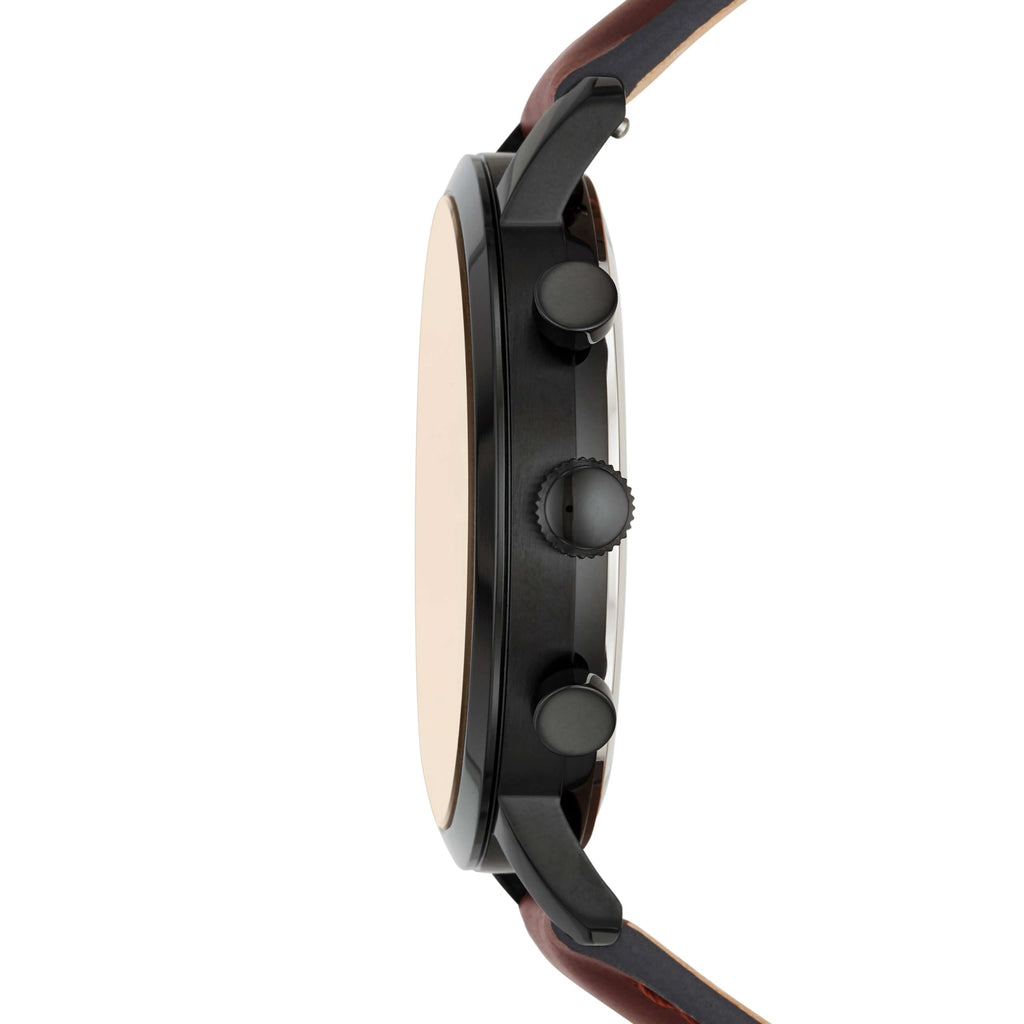 Luther Chronograph Brown Leather Watch