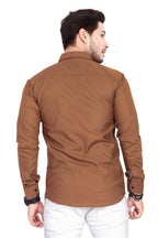 Rebelify MenS Cotton Shirt With Pockets Full Sleeves Spread Collar Solid Pattern Botton Down Closure Regular Fit And Standard L
