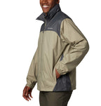 Columbia Men's Glennaker Lake Rain Jacket, Tusk/Grill, Small