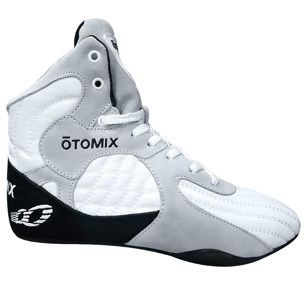 Otomix Men's Stingray Escape Bodybuilding Lifting MMA & Wrestling Shoes White 10.5