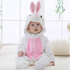 QZERPLAY Unisex Unisex Baby Halloween Costumes Cartoon Outfit Homewear (120(for ages 30-36months), Bunny)