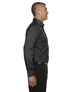 Mens Tall crown Woven collectionSolid Stretch Twill - BLAcK - XLT(D0102H7NVUT)