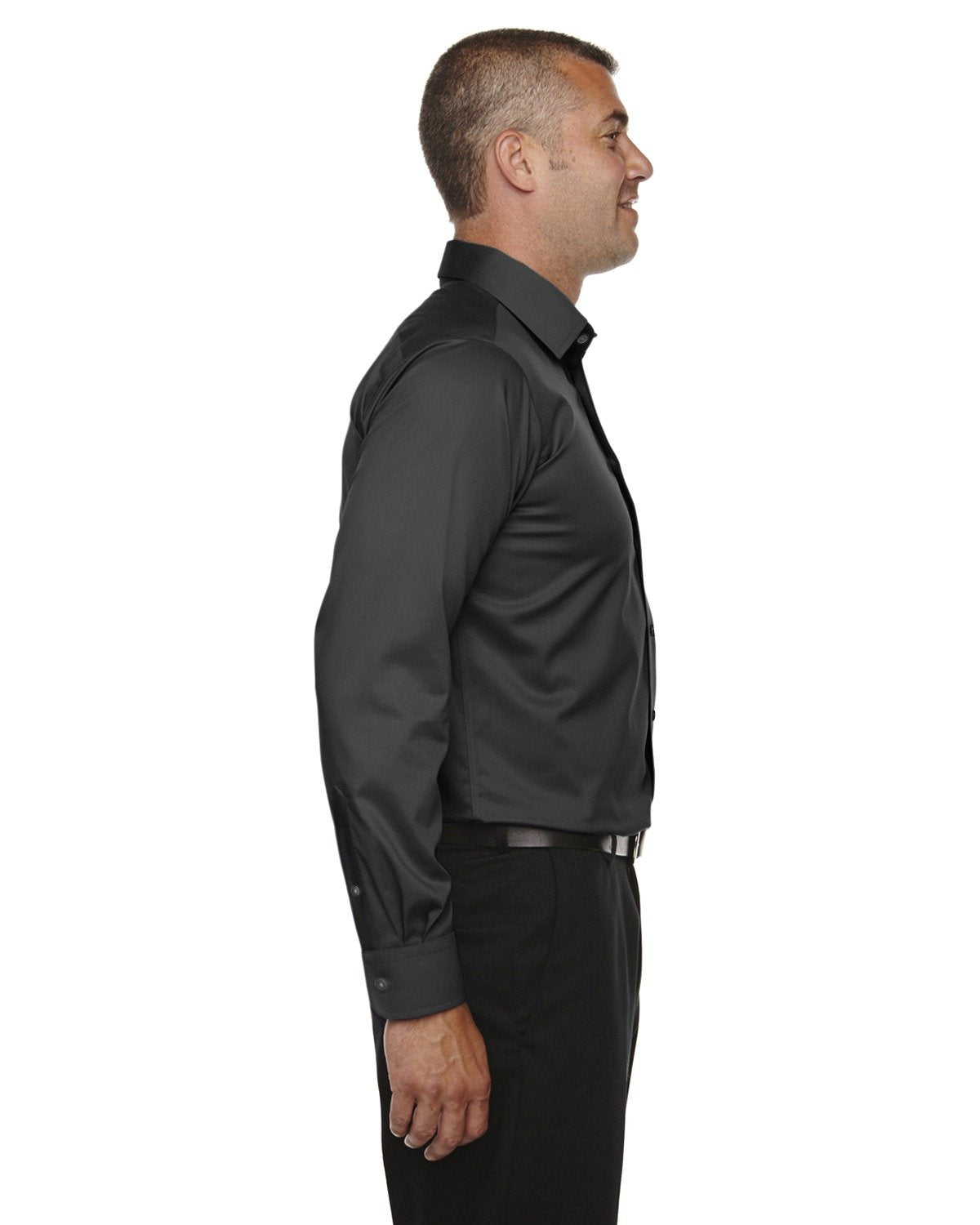 Mens Tall crown Woven collectionSolid Stretch Twill - BLAcK - XLT(D0102H7NVUT)