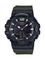 Casio Men's HDC-700-3AVCF Classic Analog-Digital Display Quartz Green Watch