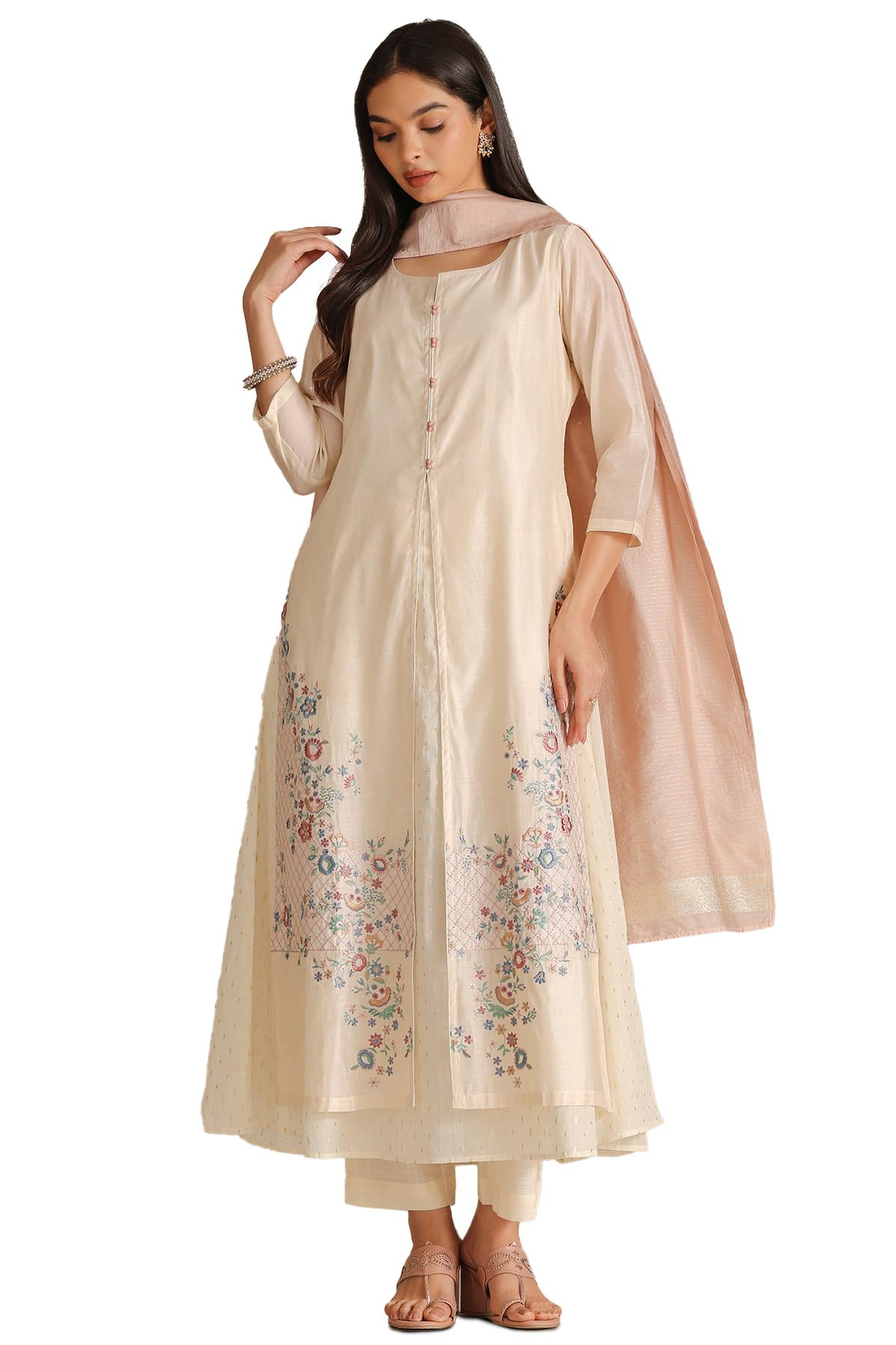 Soch Women Chanderi Kurta Set (
