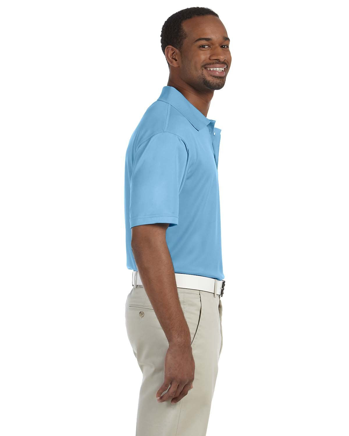 Mens 4 oz Polytech Polo - WHITE - 5XL(D0102H7YX26)