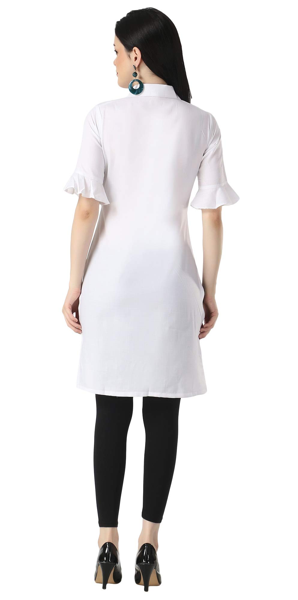 Leriya Fashion Fancy Kurti For Women || Cotton Printed Straight Short Casual Kurta || Office || Meeting || Profeessional || Outing || Summer Wear Kurtis For Girls || Formal Kurti