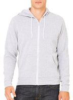 Unisex Sponge Fleece Full-Zip Hooded Sweatshirt - ASPHALT - 2XL(D0102H7WMH8)