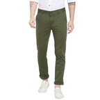 Pepe Jeans Men Mid Rise Slim Pants (Pm211572_Olive_30)