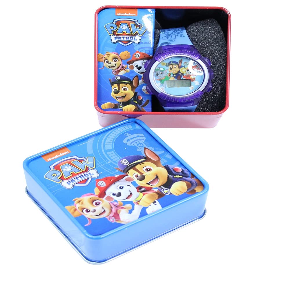 Nickelodeon Kids' PAW4039 Paw Patrol Digital Display Quartz Blue Watch