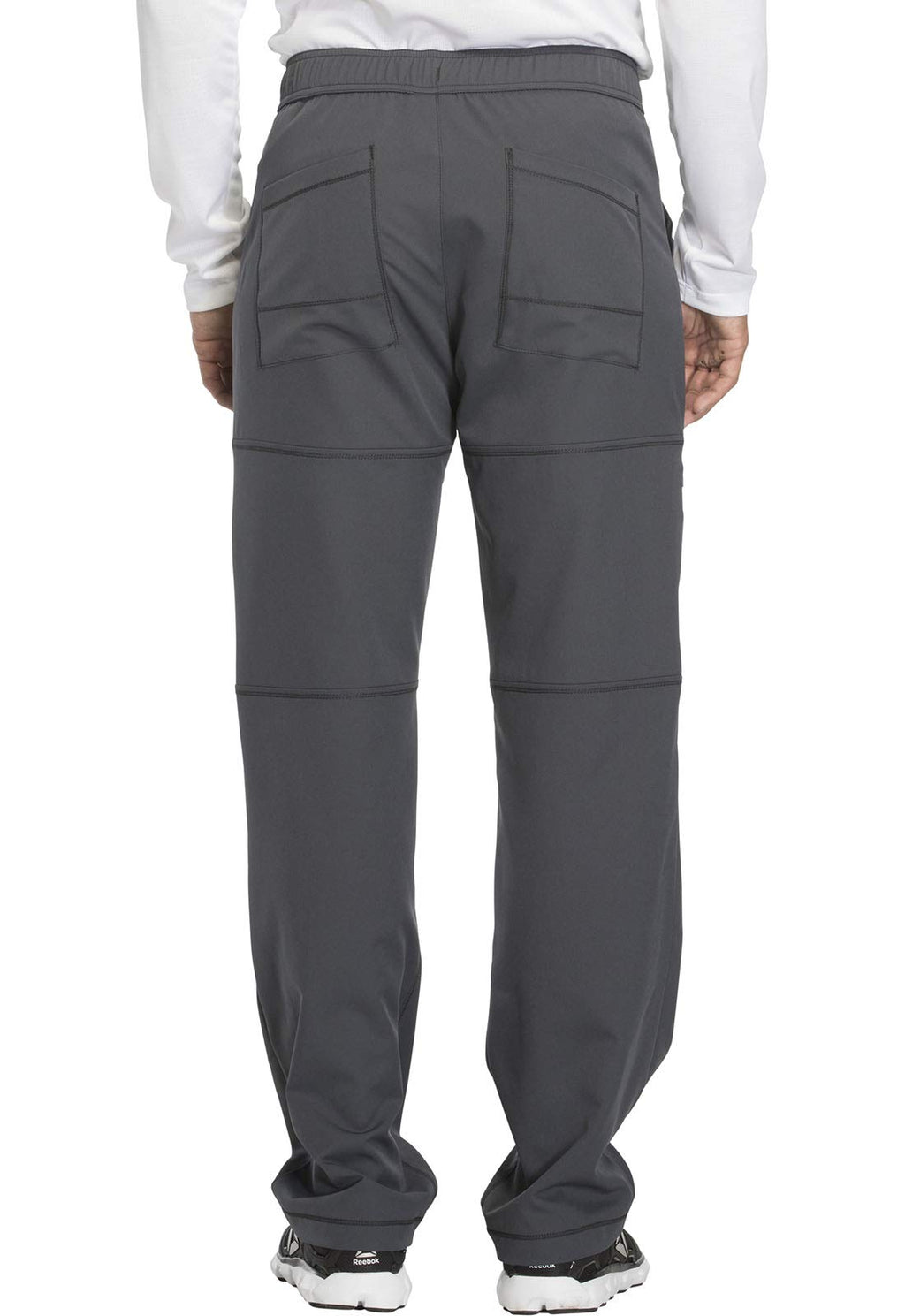 Dickies Dynamix Men Scrubs Pant Zip Fly Cargo DK110T, L Tall, Pewter