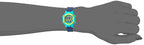 Armitron Sport Women's 45/7088NVY Teal and Lime Green Accented Digital Chronograph Navy Blue Resin Strap Watch