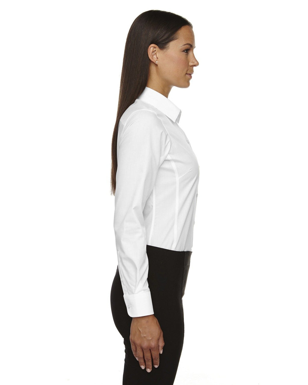 Ladies crown Woven collectionSolid Broadcloth - WHITE - 4XL(D0102H7Y54P)