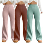 Tee Projekt Women Cotton Bleend Trouser l Loose Fit Trousers l Stylish Regular Fit Women Trouser (Pack of 3)