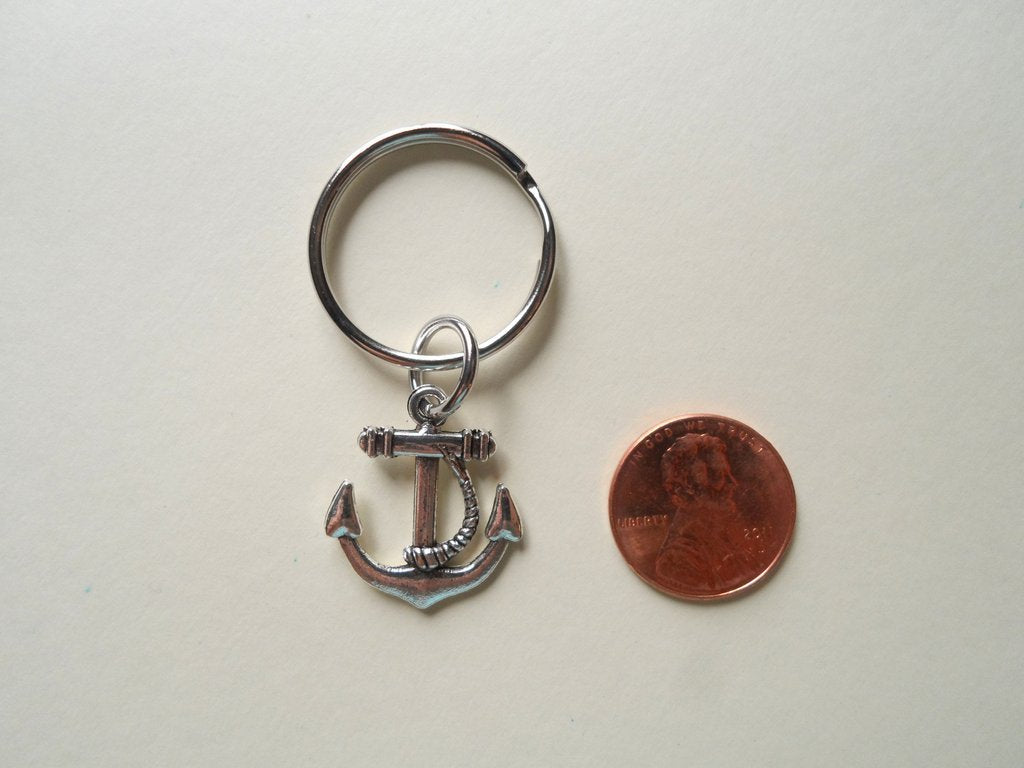 Anchor Keychain - You're The Anchor In My Life; Couples Keychain