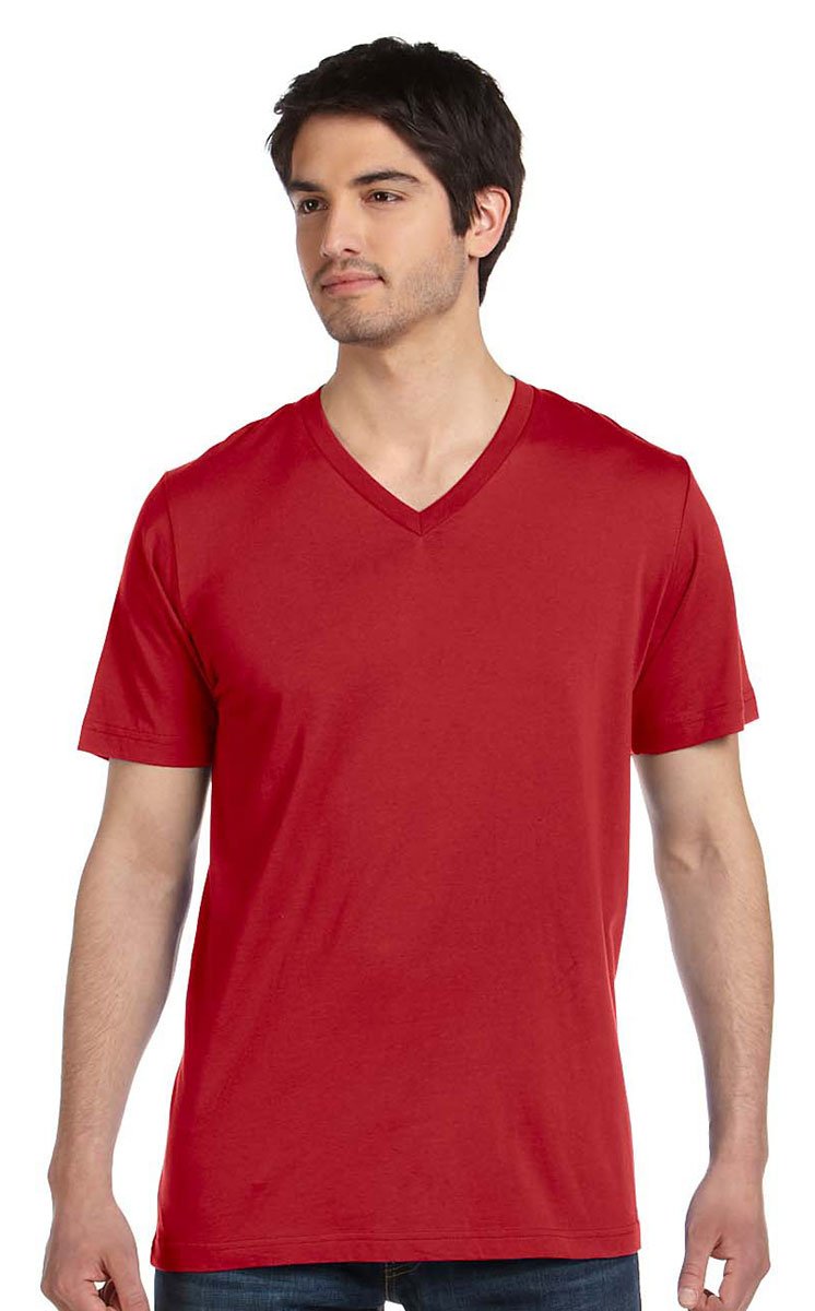 Unisex Jersey Short-Sleeve V-Neck T-Shirt - TRUE ROYAL - XS(D0102H78HM6)