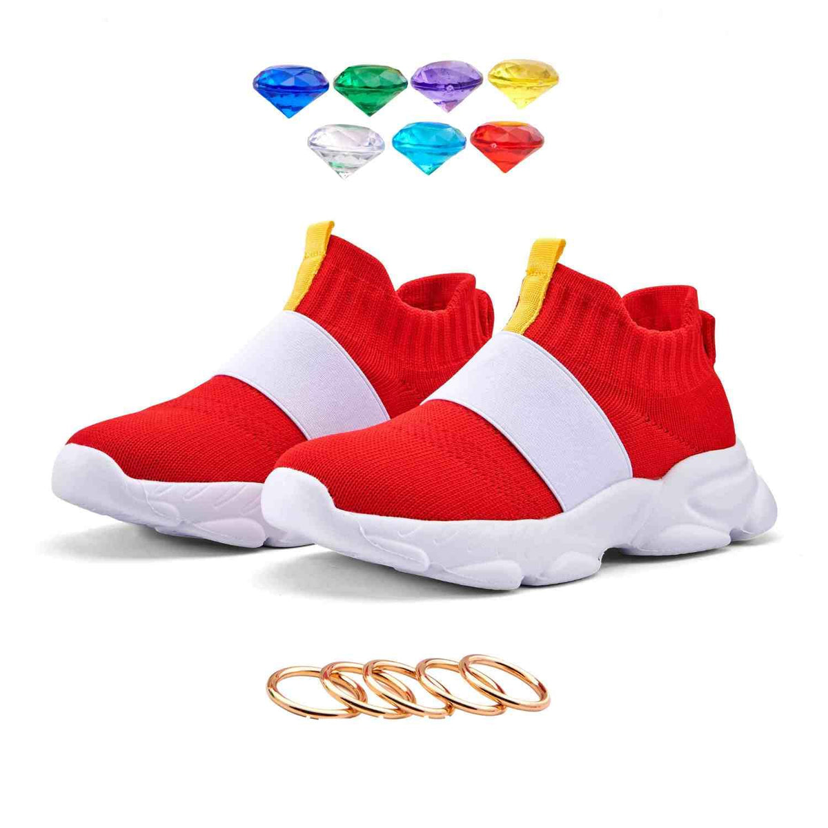 Shoes for Boys Girls Kids Children Red Running Walking Sneakers Tennis Shoes Birthday Party Gift, Withringsgems, 13 Little Kid 13