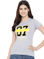 Preneum Womens Cotton Regular Fit Latest Graphic Stylish Printed Short Sleeves Casual T-Shirt || Trendy & Styles (Pack 3), Grey
