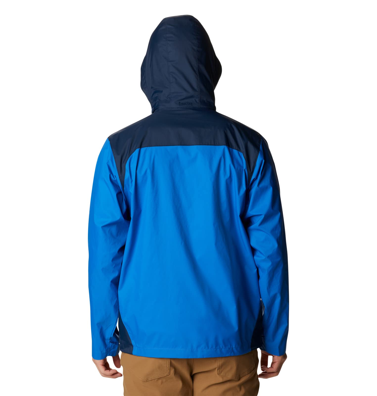 Columbia Men's Glennaker Lake Rain Jacket, Blue Jay/Columbia Navy, Small
