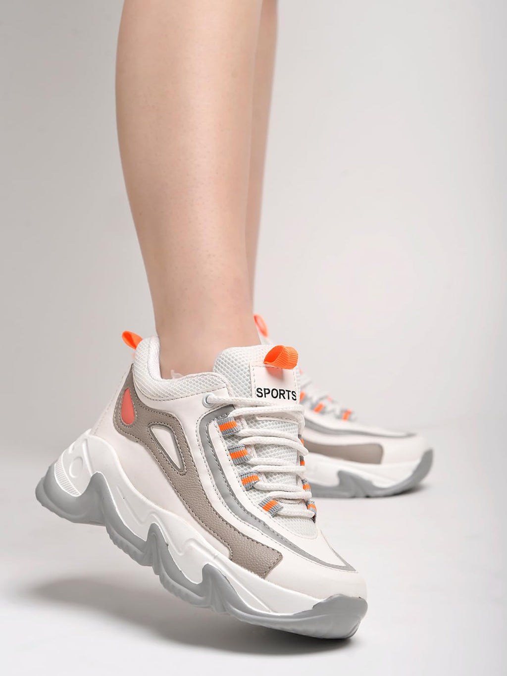 Shoetopia WomenS Flat Sneakers White