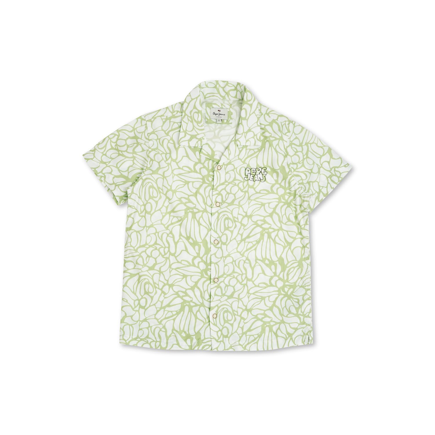 Pepe Jeans BoyS Regular Fit Shirt (Pb302637_Mint Green