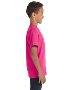 Youth Fine Jersey T-Shirt - VINTAgE BURgUNDY - XS(D0102H7M95T)