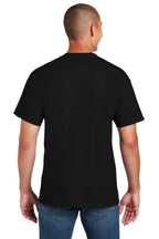 Fruit of the Loom Men's Dual Defense Pocket T Shirts, Black Medium