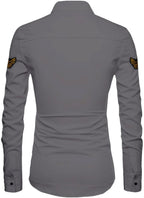 Kadiyu Double Pocket MenS Casual Shirt - Regular Fit, Solid Spread Collar, Versatile Everyday Wear, Comfortable And Stylish Desi