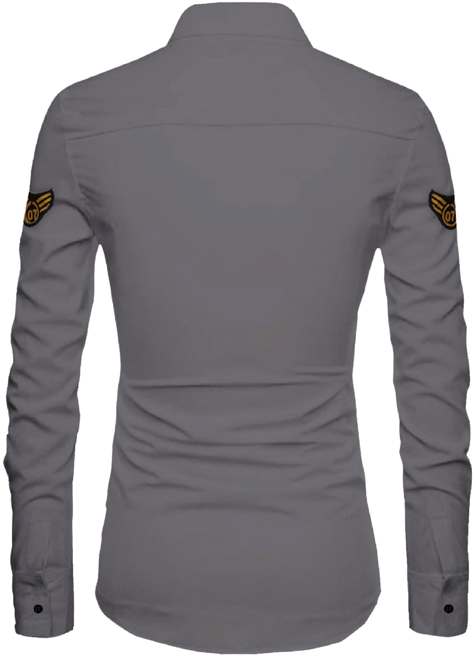 Kadiyu Double Pocket MenS Casual Shirt - Regular Fit, Solid Spread Collar, Versatile Everyday Wear, Comfortable And Stylish Desi