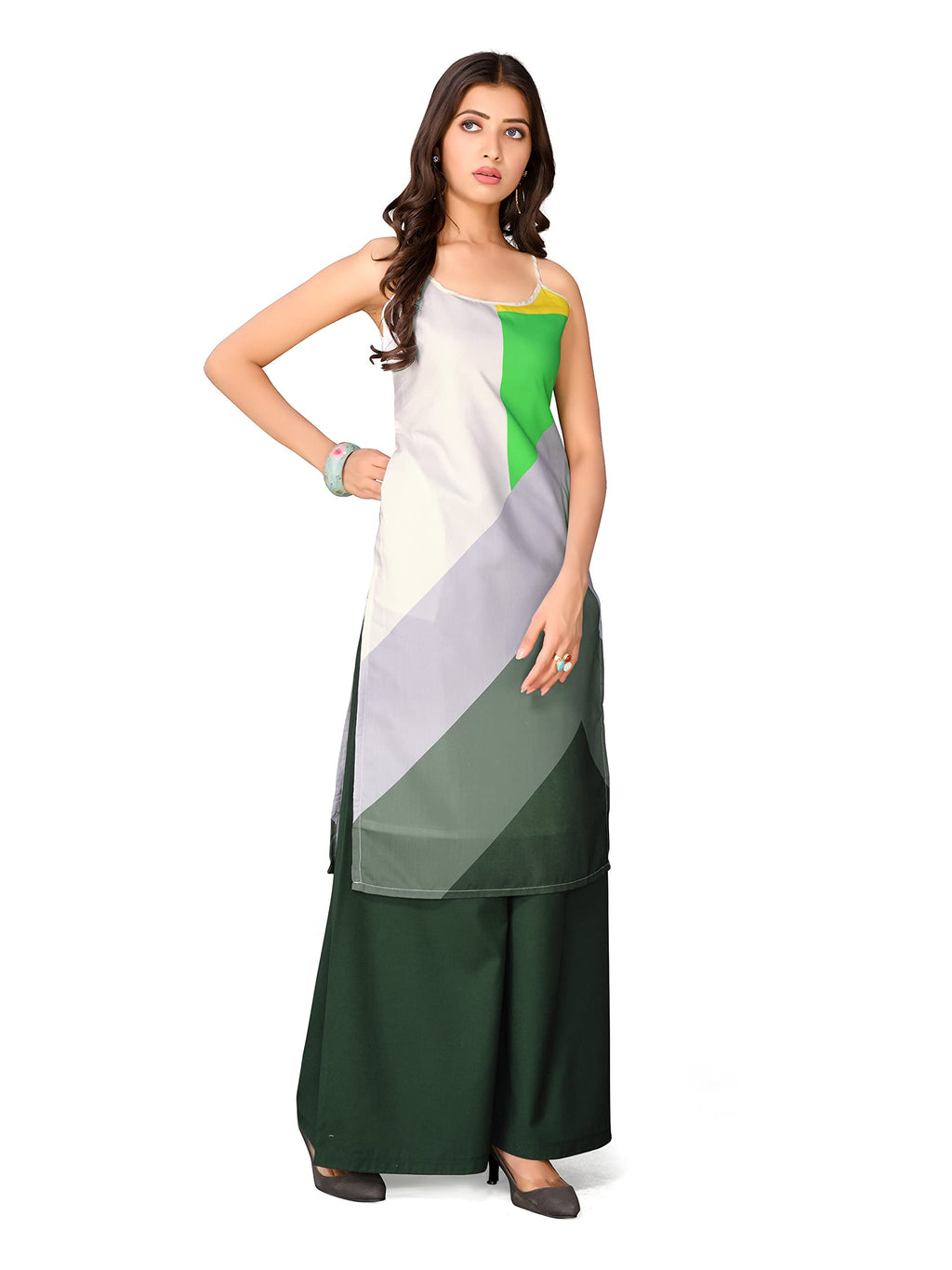 Womanista Polyester Women Regular Kurta