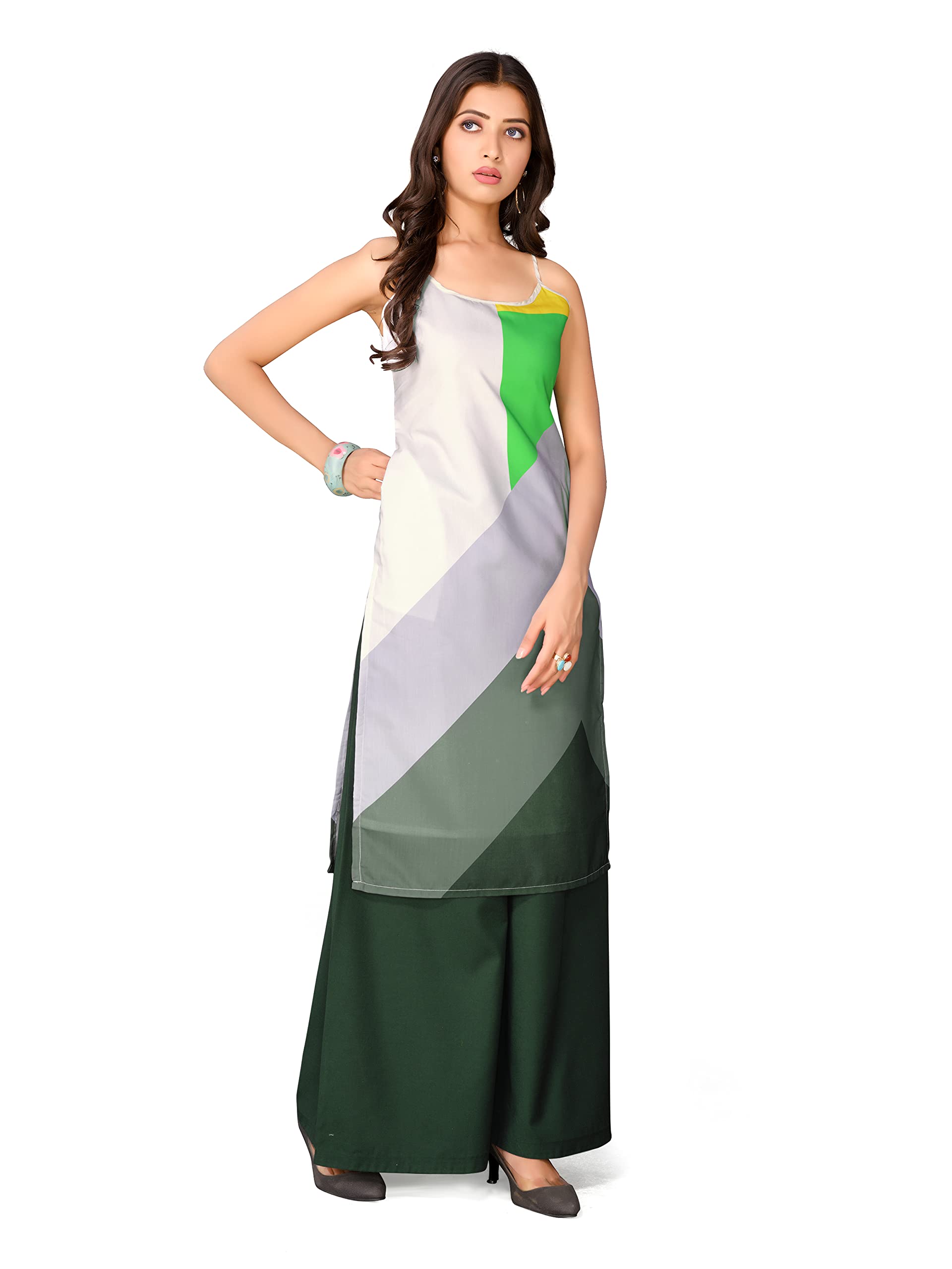 Womanista Polyester Women Regular Kurta