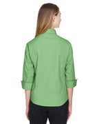 Ladies Perfect Fit34-Sleeve Stretch Poplin Blouse - LIME - S(D0102H7YEg8)