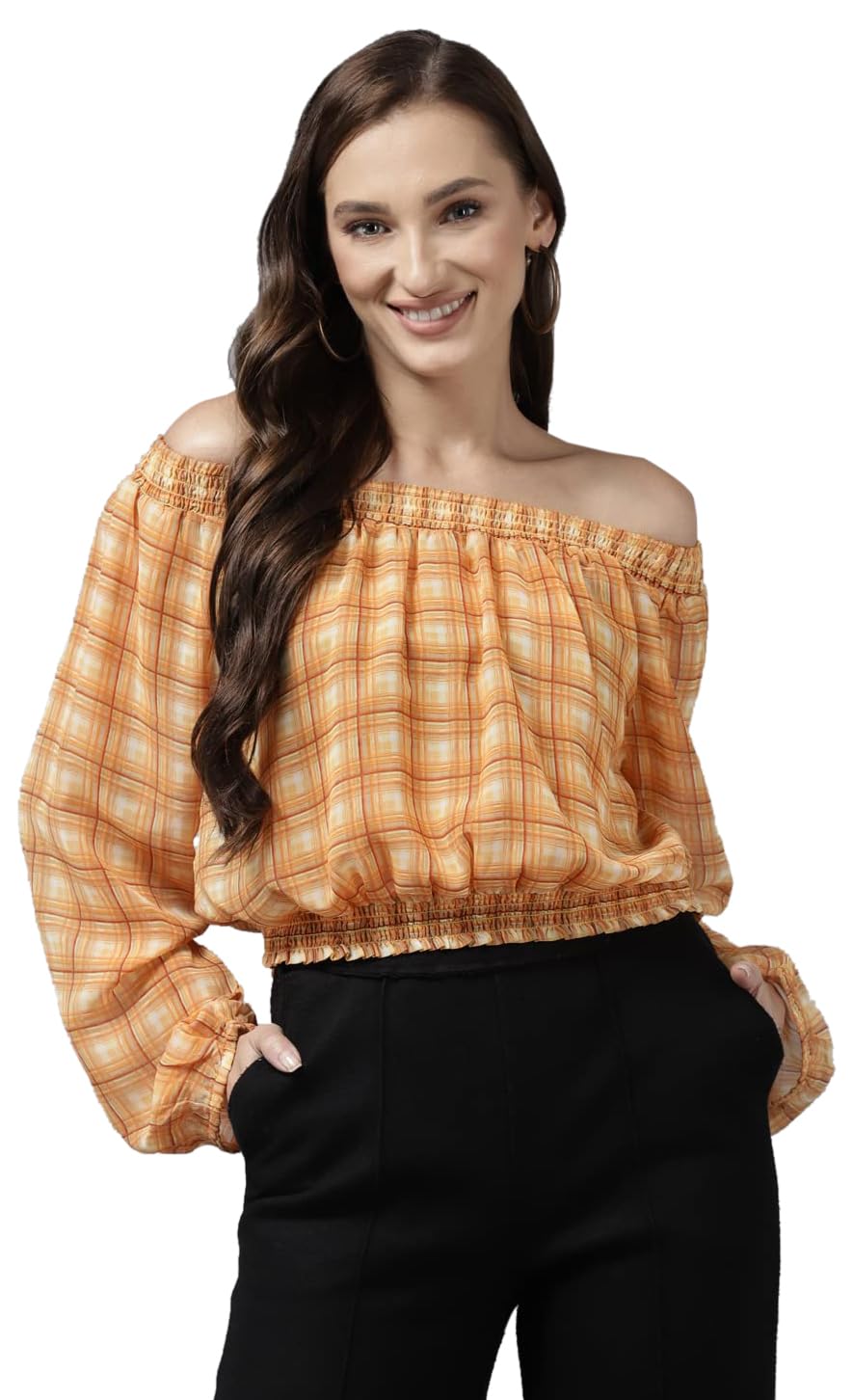 Aarika Womens Regular Fit Shirt (TP-W-M-12060_Yellow XL)