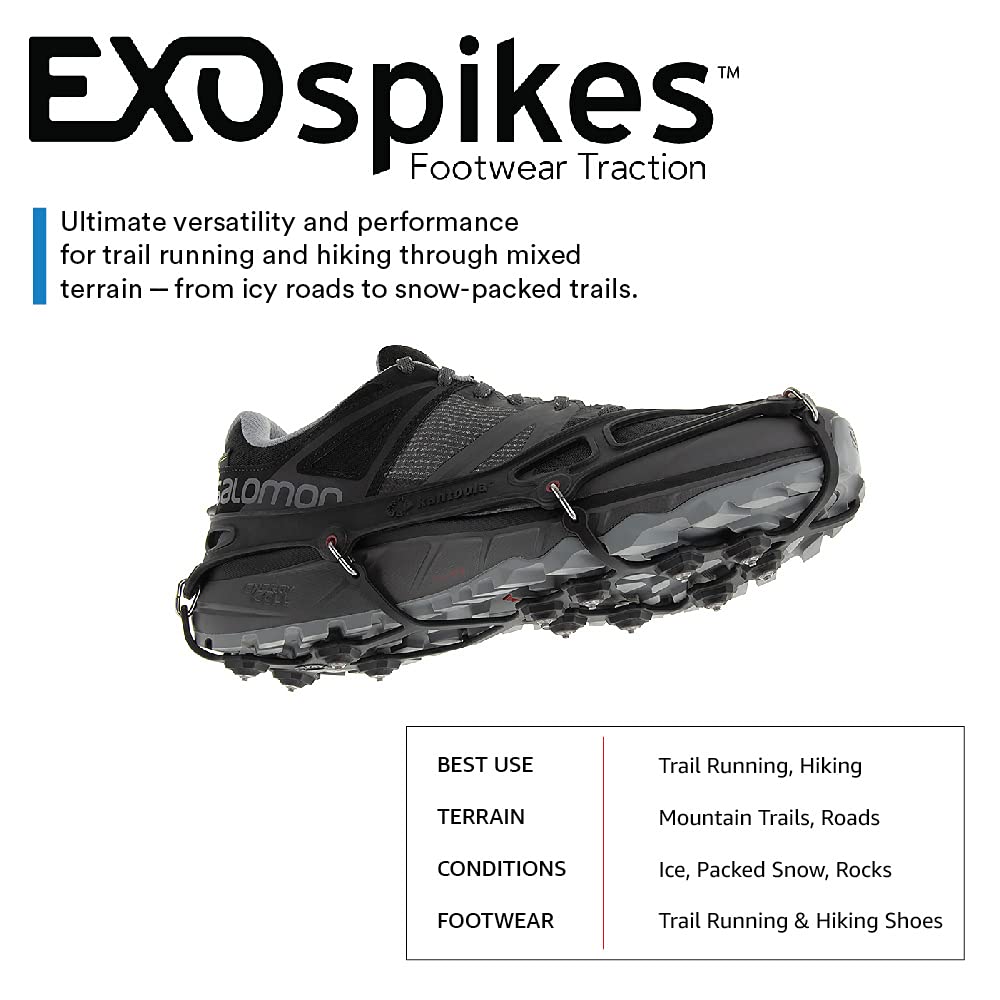 Kahtoola EXOspikes Footwear Traction - Black - X-Large