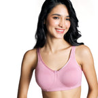 NYKD Encircled with Love Everyday Cotton Bra for Women Non Padded, Wirefree, Full Coverage - Side Support Shaper - Bra, NYB169, 