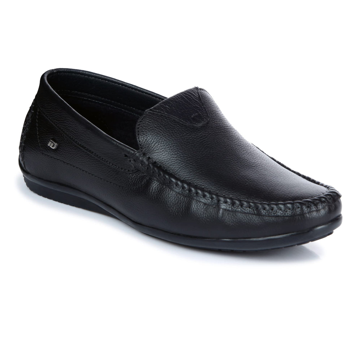 ID Black Slip On Loafer Shoes for Men_44 10