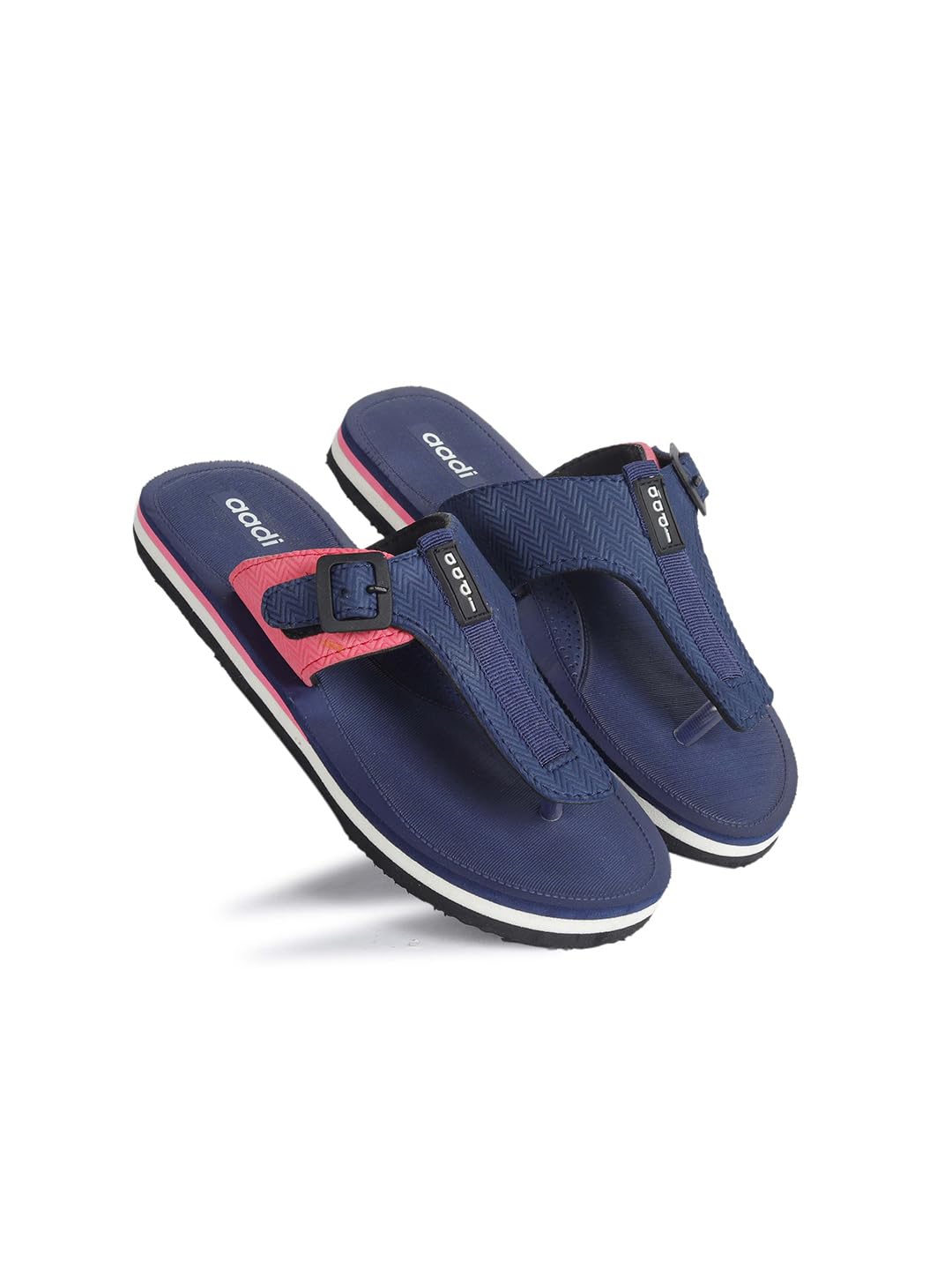 AADI Womens Blue Synthetic Leather Daily Use Casual Sliders/Flip Flop & Slippers 5