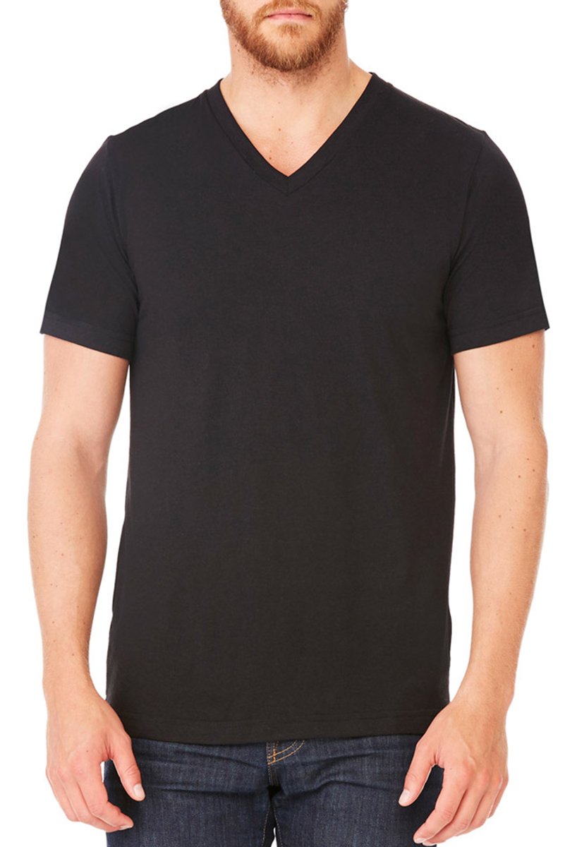 Unisex Triblend V-Neck T-Shirt - BLUE TRIBLEND - S(D0102H7W7E2)