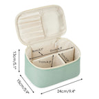 Narwey Travel Makeup Bag Large Cosmetic Bag Make up Case Organizer for Women