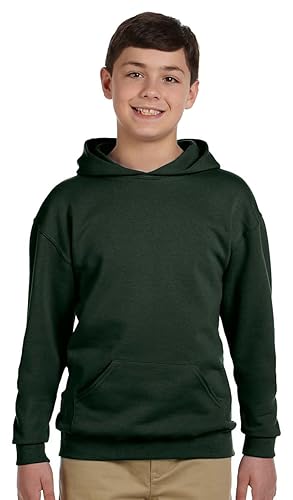 Youth 8 oz NuBlend Fleece Pullover Hooded Sweatshirt - BLAcK - S(D0102H2H7Ag)