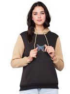 Kotty WomenS Butterfly Print & Colorblock Hooded Sweatshirts(Multicolor,S)